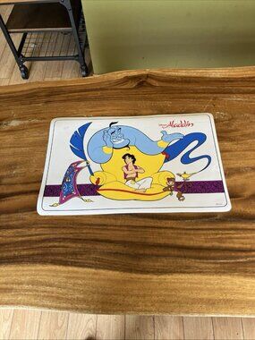 Rare Aladdin Placemat Disney (1992) Vintage